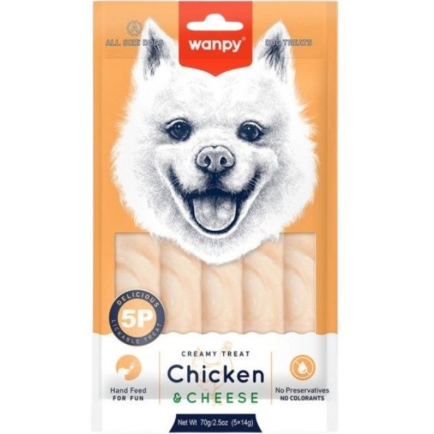 بستنی سگ ونپی مدل مرغ و پنیر 1عددی